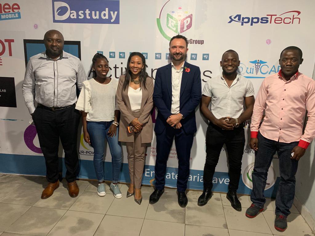 ChrisDennysUK's tweet photo. Great conversation with one of the 50 Most Influential Women in Africa @africatechie on entrepreneurship tech ecosystem and sustainability of startups in 🇨🇲 and to introduce the @gamechangers Impressed by the contribution of #ActiveSpaces in nurturing new businesses @ayooafrica https://t.co/kxzpvrdLr2