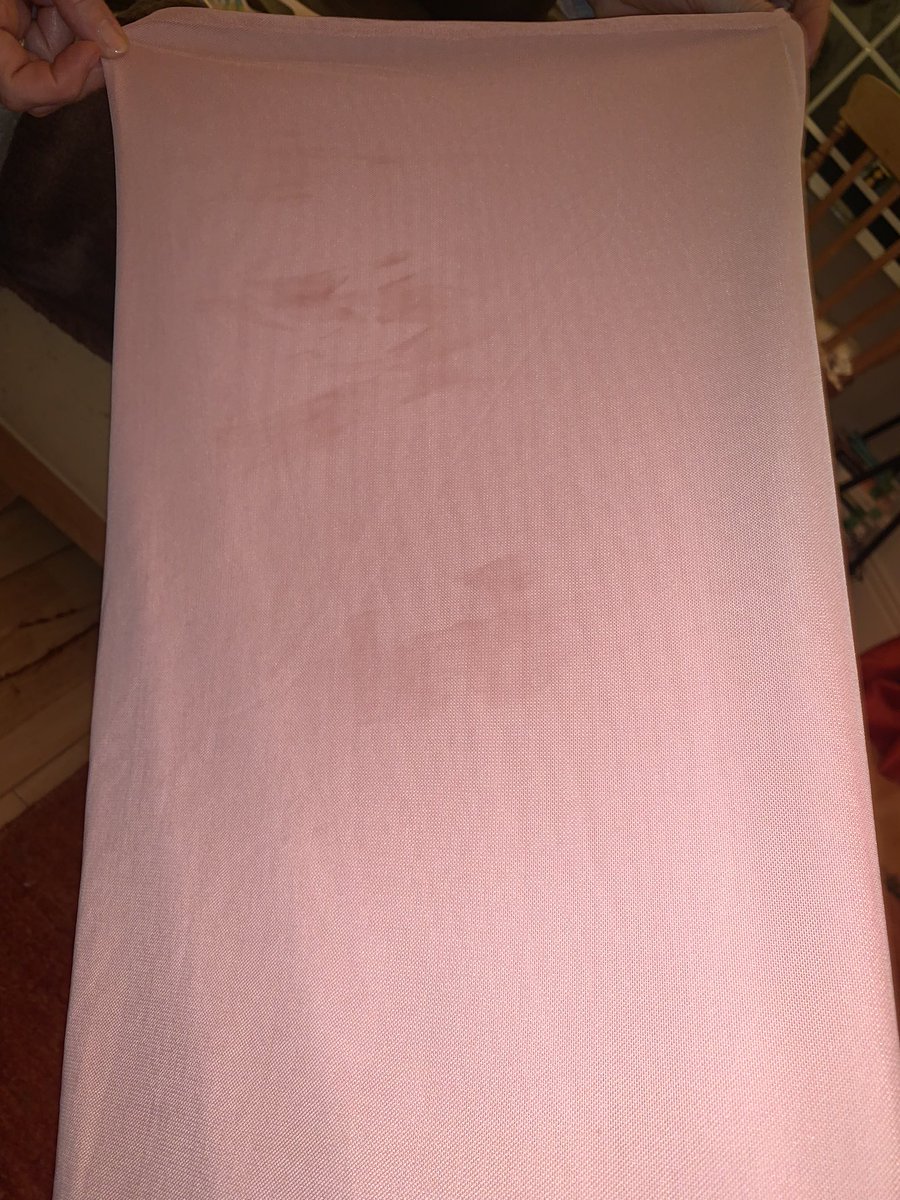 caraderrick_x's tweet photo. @OfficialPLT @OfficialPLT_CS  absolutely vile , brand new dress bought and it’s came full of marks and swear to god that’s two specs of blood or something. https://t.co/EzQKGX6WAo