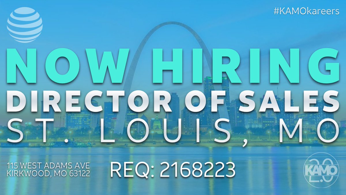 Are you ready to take your career to the next level?
 
We are hunting for our next rockstar DOS to join the KAMO FAMO!
 
📣#ApplyToday
 
#KAMOkareers #LifeAtATT