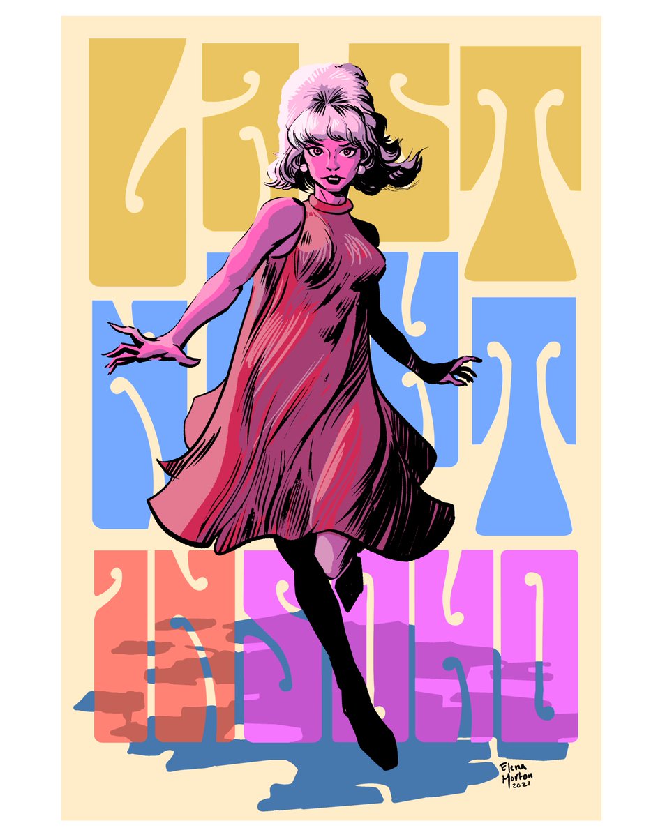 agent_Morton's tweet photo. Last Night in Soho piece I did because I LOVE THIS MOVIE!!!!! #Lastnightinsoho #edgarwright #AnyaTaylorJoy https://t.co/Xkb6m1cWgt