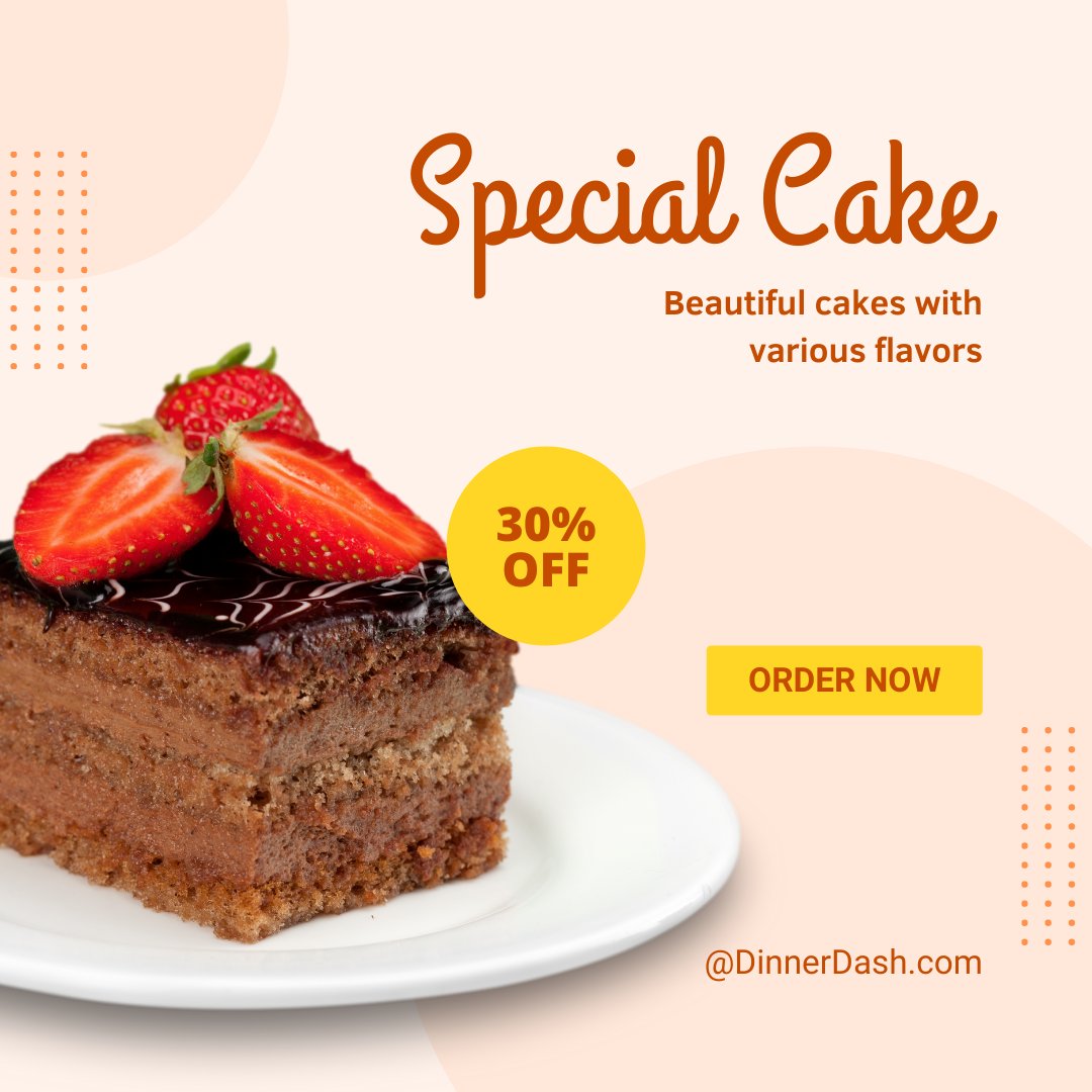 DinnerDash2021's tweet photo. Take a bite out of our brand new special cake for 30% off. Only on DinnerDash.

#specialcake #cake #cakes #cakedecorating #cakeart #cakedesign #chocolatecake #birthday #freshcake #pastry #delicious #tasty #cakelover #dessert #cakelove #amazingcake #customcake #food #bhfyp https://t.co/BG9jeCnsNd