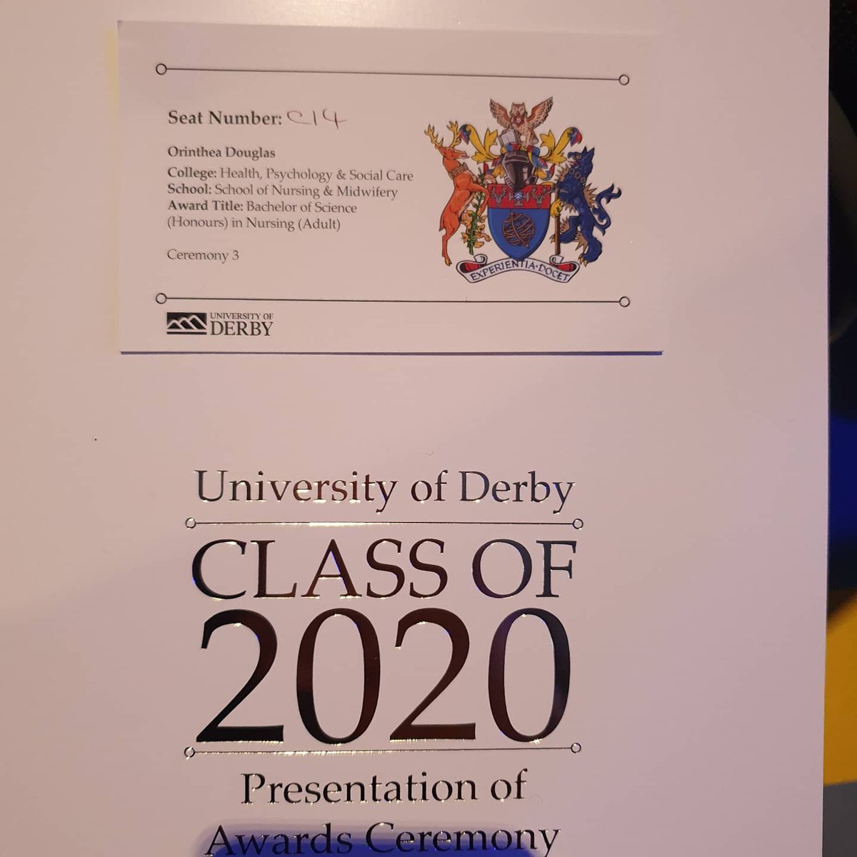 orintheadouglas's tweet photo. Feeling blessed to finally be able to walk the graduate stage. So proud of the class of 2020. We faced many challenges but we have endured, and YES, the tassle was worth the hassle #DerbyGrad https://t.co/mS67AFYhqe