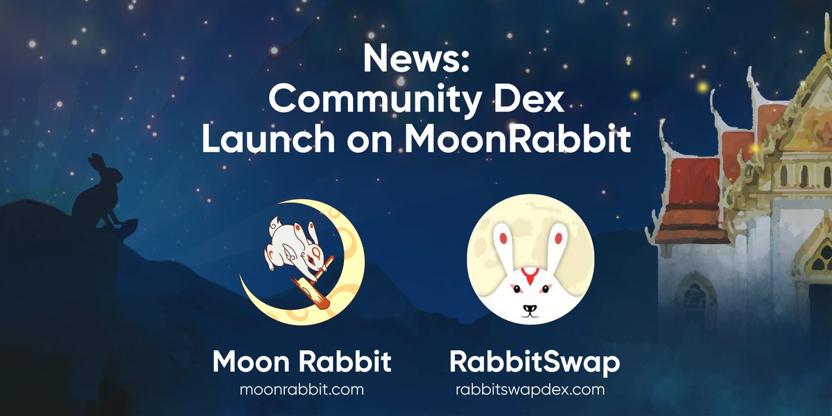 We are amazed at how fast our ecosystem is expanding: a new community-built #DEX is launching on Moon Rabbit chain in November! Welcome <a href="/RabbitSwapAMM/">RabbitSwap</a>! Special $AAA / #DEFI liquidity pools will be provided for Rabbit Swap early adopters! Exciting times ahead!