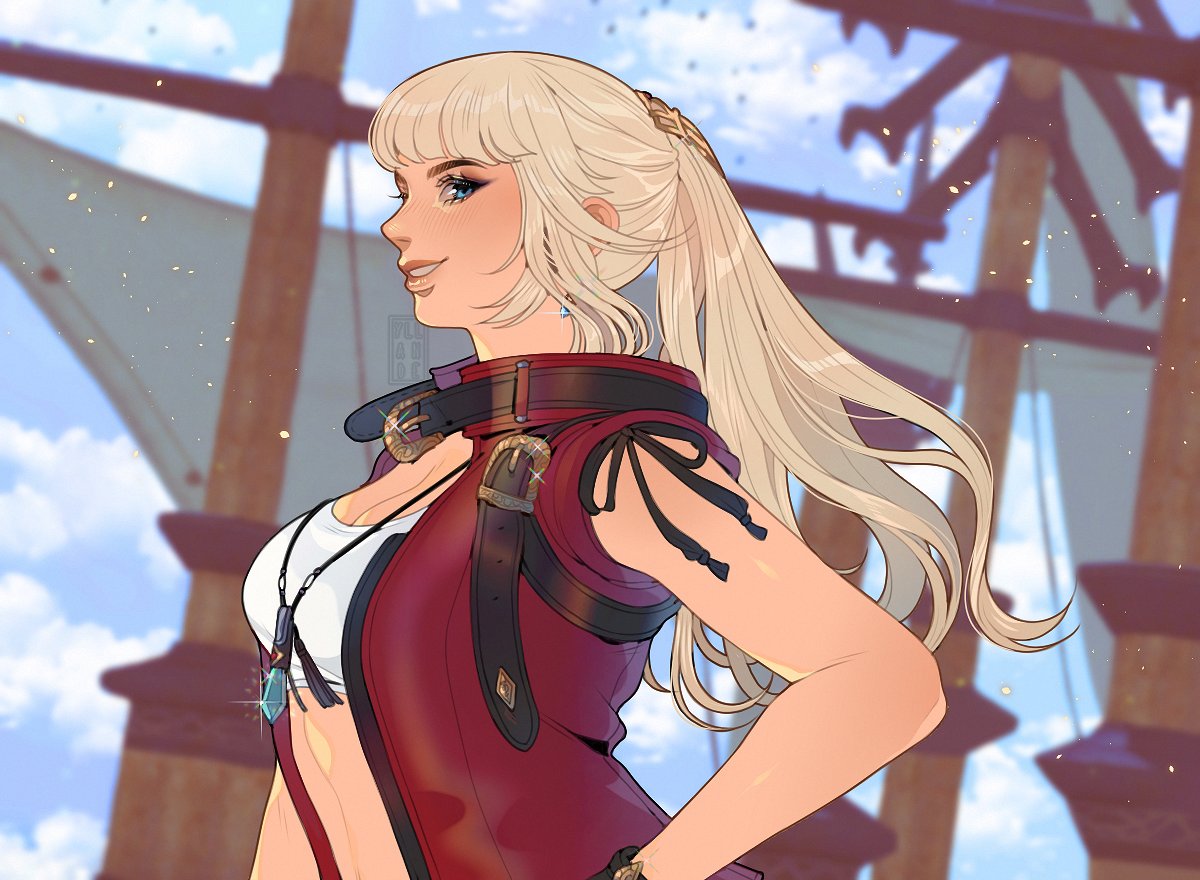 YIIande's tweet photo. today a Lyse doodle 🌿🧡 #FFXIV #FF14 https://t.co/hyMKiyFW4j