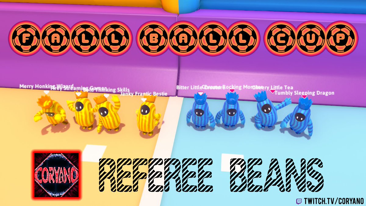 CoryanoTV's tweet photo. We had some fun with #FallBallCup today on stream. 

For science: It's possible to time out (9mins 30seconds)

@FallGuysGame @Mediatonic https://t.co/BC7aoupoYu