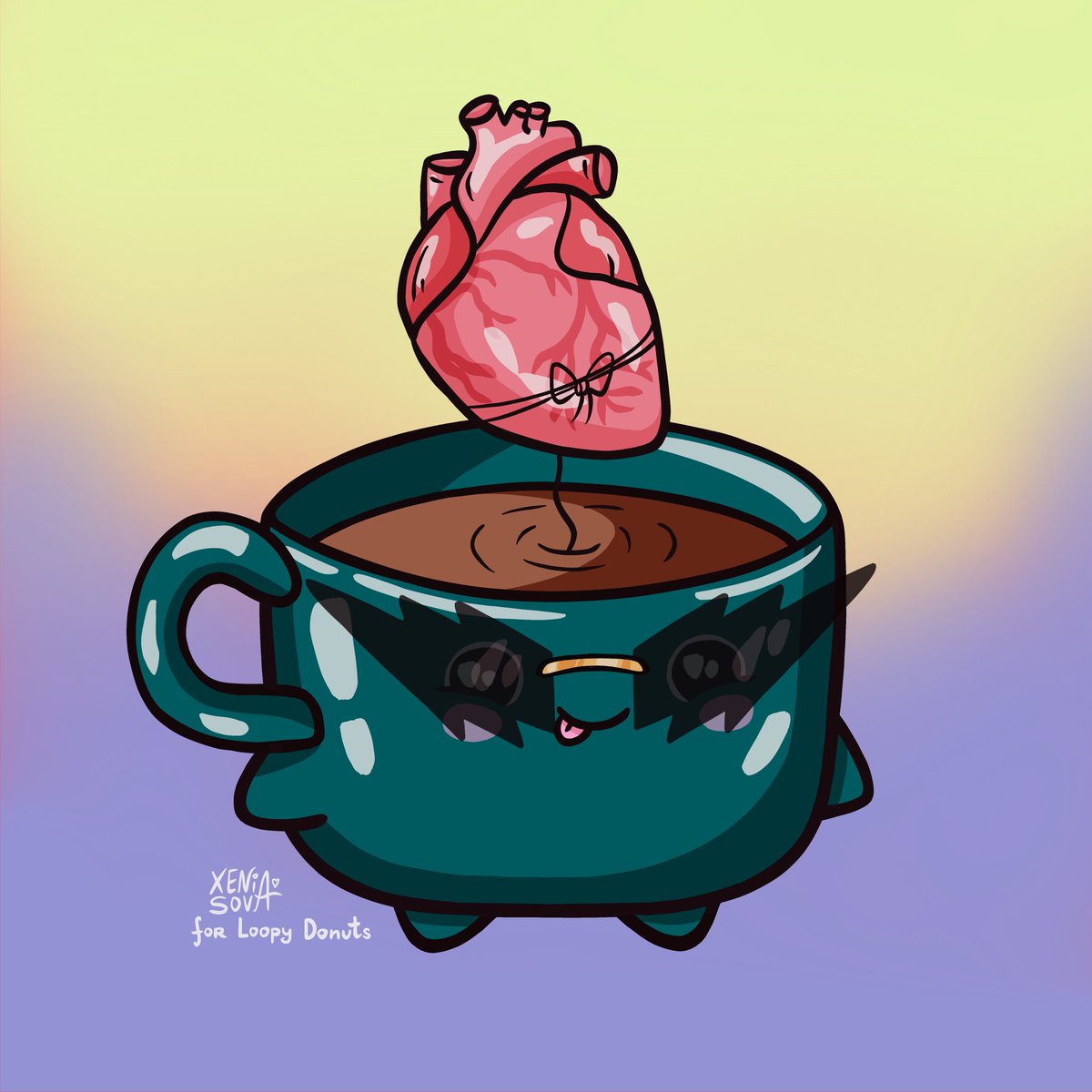 Sovacado's tweet photo. Almost done drawing the collection🙌
10K Loopy Cups will be available for Free for Donuts holders &amp; another 10K will be out of sale for everyone BUT only for few days!����
So it’s definitely an exclusive addition✨

#nftart #digitalart #digitalillustration
#NFTcommunitiy #NFT #art https://t.co/v4cq565K2E