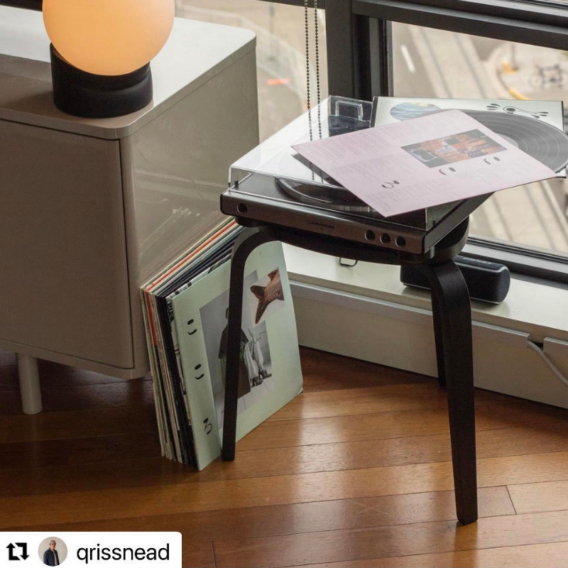 USAudioTechnica's tweet photo. #FanPhotoFriday: We understand why this is Instagram user @qrissnead's favorite corner of his loft. 🤙 Thanks for including our AT-#LP60XBT #turntable! https://t.co/e1VNVYu7s9 #AudioTechnica https://t.co/T9nU7Nscxz