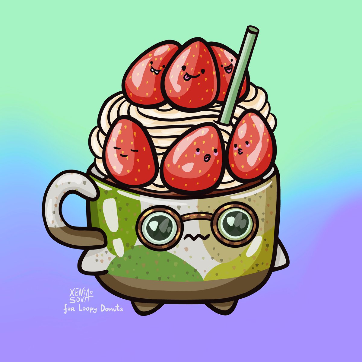 Sovacado's tweet photo. Almost done drawing the collection🙌
10K Loopy Cups will be available for Free for Donuts holders &amp; another 10K will be out of sale for everyone BUT only for few days!����
So it’s definitely an exclusive addition✨

#nftart #digitalart #digitalillustration
#NFTcommunitiy #NFT #art https://t.co/v4cq565K2E
