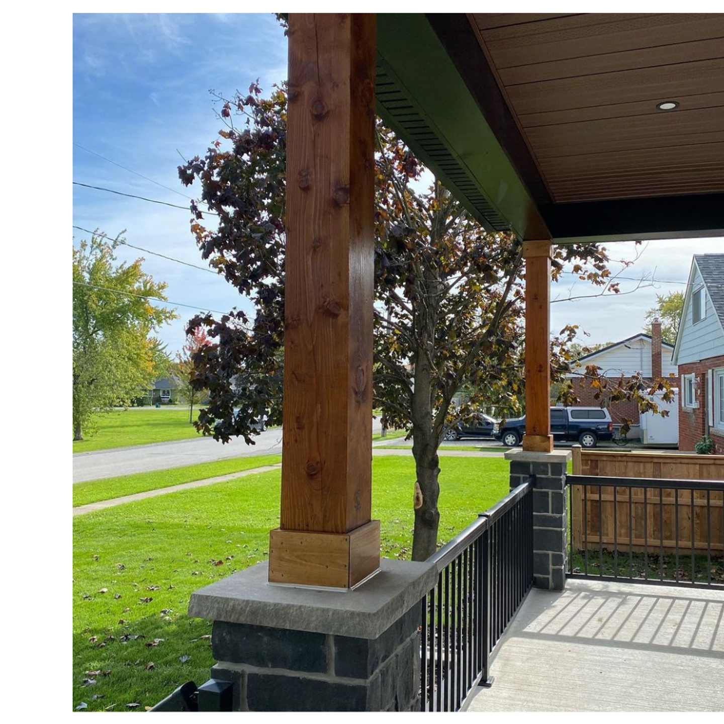 Walnut Railing Ash Posts Black Walnut Porch Posts And Columns