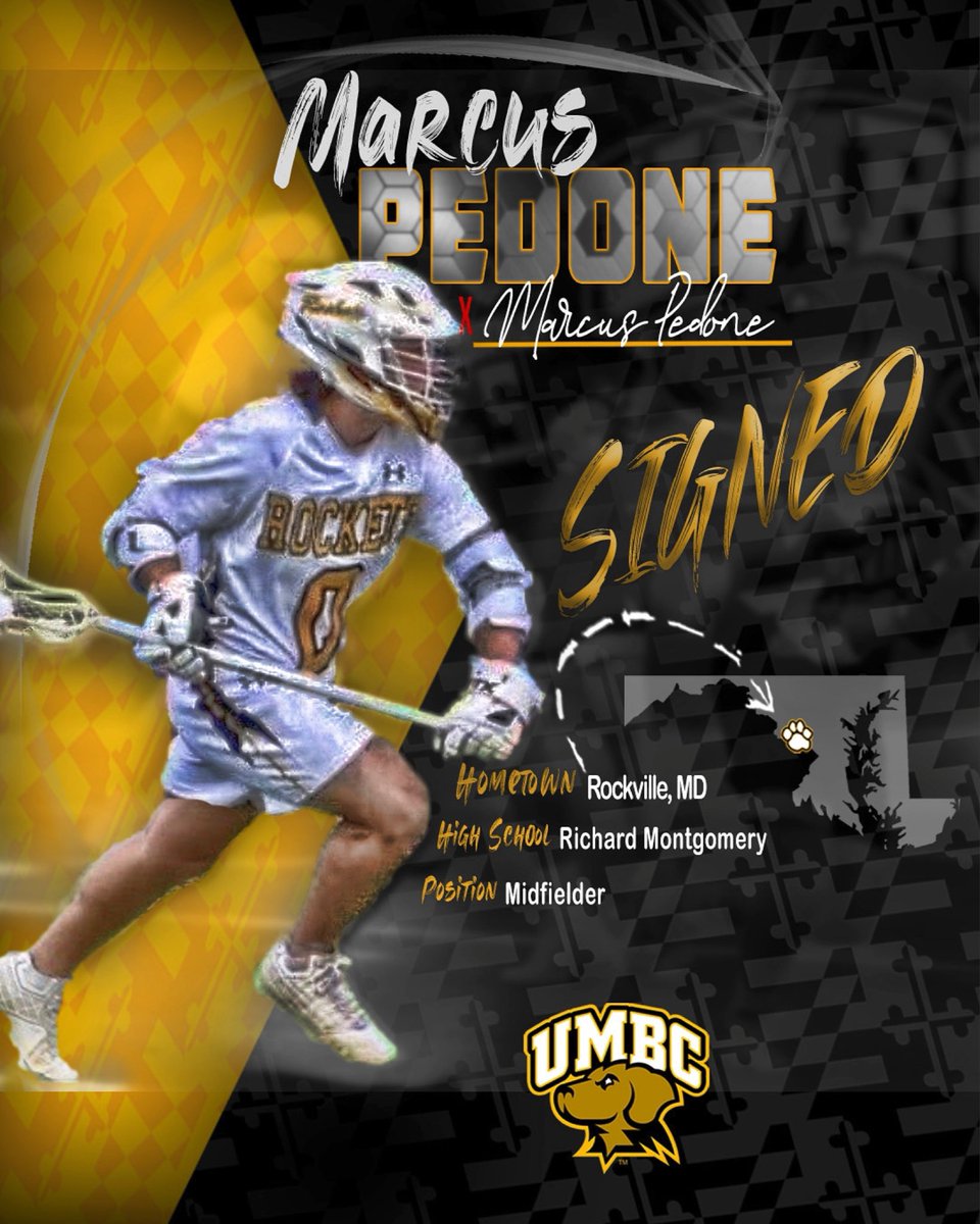 UMBC_MLax's tweet photo. Welcome @MarcusPedone to the Dawg Family! Marcus is a gritty midfielder from Richard Montgomery High School! #GoDawgs #Signed🖊 https://t.co/uX9gbsLVw5