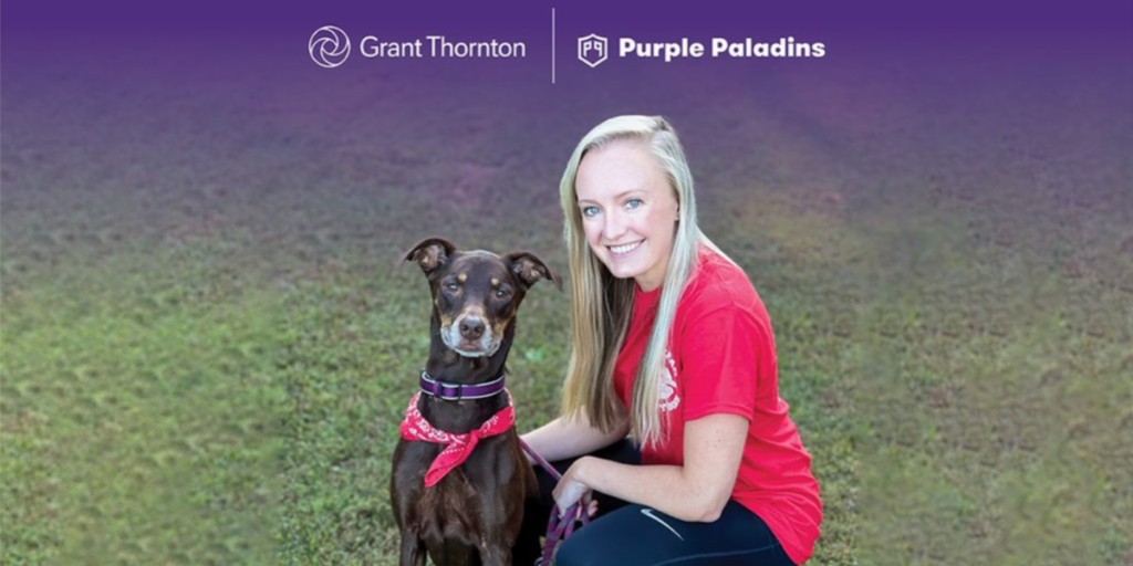 GrantThorntonUS's tweet photo. Go Team #dogs may get the spotlight, but being a handler is no minor role. Go Team’s training & community is as much about handlers as their pets. Congrats to our GT handler heroes and teammates, Alex, Melissa and Rebecca!!
#GoTeamGT #Nonprofit https://t.co/eyGxG0UQku