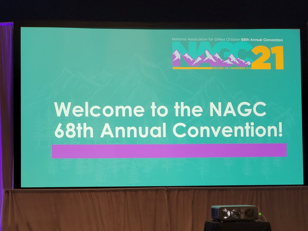 MsCharles8's tweet photo. Excited to be at this year's @NAGCGIFTED Conference. Ready for the Opening Keynote @JEBlount #NAGC21 https://t.co/2MHXDMPnM8