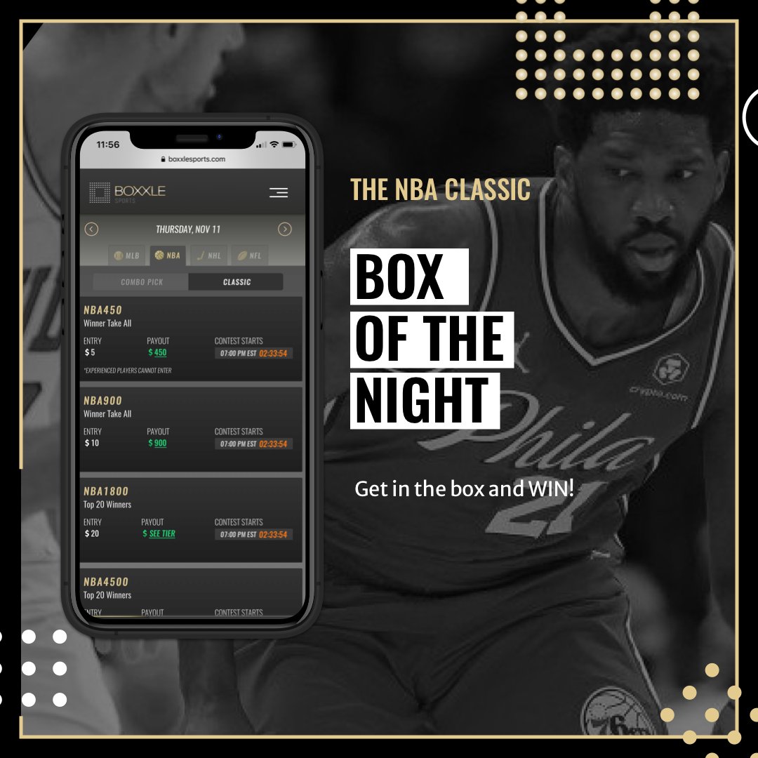 BoxxleSports's tweet photo. The NBA action hasn't disappointed this year and we're back with another night of contests! Lock in! 😤

#NBA #Boxxle #GamblingTwitter https://t.co/VDBqT651AD