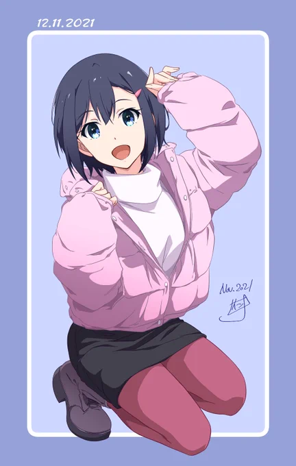 【金曜の誰でもないガール】
今週は、ミニスカダウンガールさん_φ(‾∇‾* )✨モコモコあったかぃ
#誰でもないガール 
