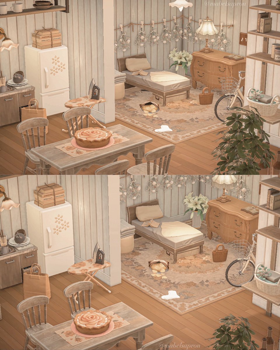 mabelsapron's tweet image. messy apartment but make it aesthetic🧦

#AnimalCrossingNewHorizons #ACNH #AnimalCrossingDesigns #AnimalCrossing