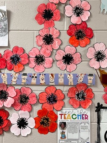 PCEBears's tweet photo. Poppies for our Veterans around PCE!!
#WeAreBC  #PCEistheplacetobe https://t.co/NFiAXhVejB