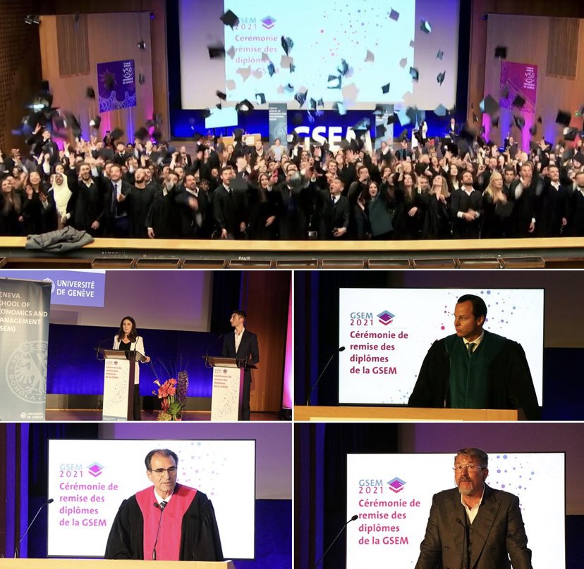BerthetStephane's tweet photo. The GSEM @GSEM_UNIGE celebrated tonight its 357 graduates at a special ceremony on the theme « resilience ». The guest of honor Daniel Jaeggi, Co-founder and President of Mercuria Energy Trading S.A., gave a very inspiring conference.
Congratulations to all graduates👏👏
￼ https://t.co/ST8A1cBJsh