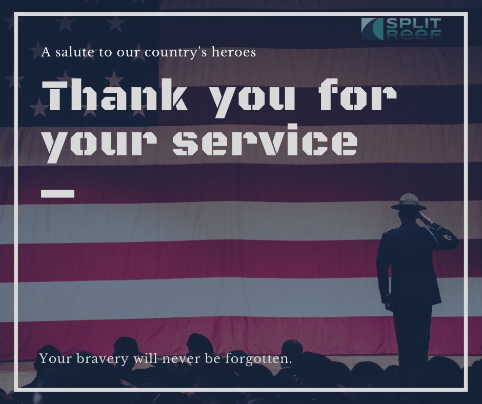 SplitReef's tweet photo. Thank you Veterans. #VetransDay https://t.co/EFTe71QIQy