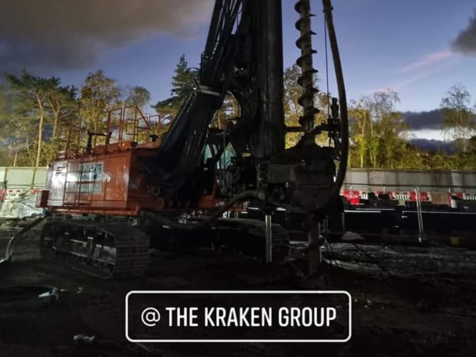 GroupKraken's tweet photo. Assisting @FPL_Piling and @AGDEquipment dawn till dusk at Bournemouth Hospital on behalf of Woodmace. https://t.co/JQaJoPqbtf