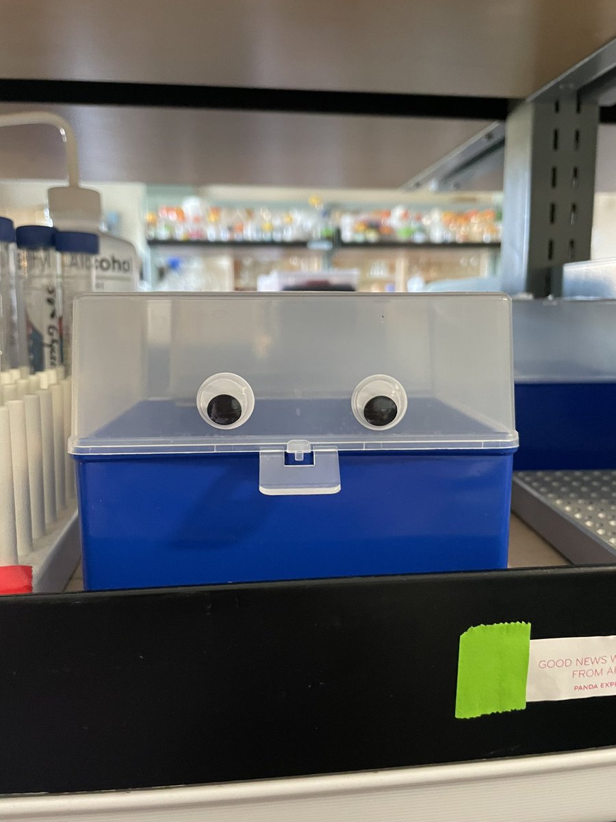 cisanders's tweet photo. pro tip: put googly eyes on your lab equipment https://t.co/CfE5N05wIb