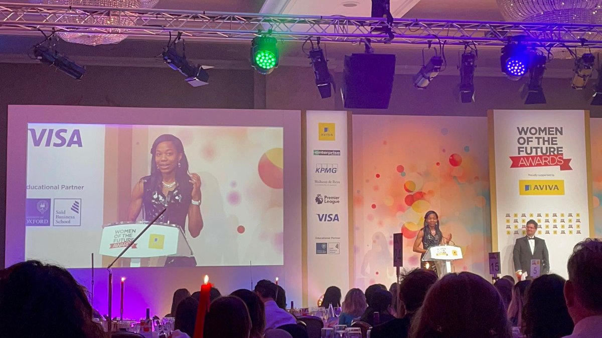 joyegede's tweet photo. Extremely honoured to take home the Women of the Future 2021 award for Science. Fantastic time meeting trail-blazing women across diverse sectors. Congratulations to all winners and nominees. Thank you @womenoffuture for a truly amazing evening! #WOFAwards #WOF2021 https://t.co/hGsDCVKIxE
