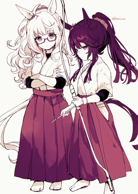 弓道と幼少姉妹 