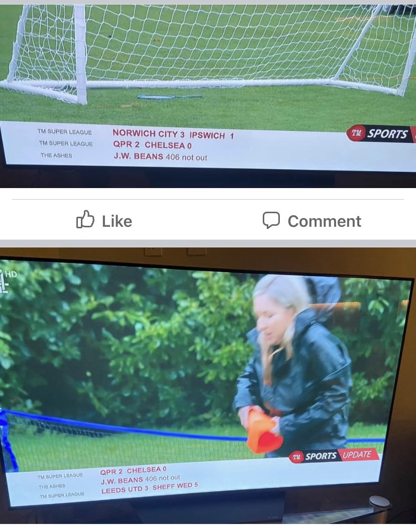 laura_scfc's tweet photo. Well #taskmaster scored a worldy on tonight’s episode….. @QPR 😂
#qpr https://t.co/adFAmnT4FP