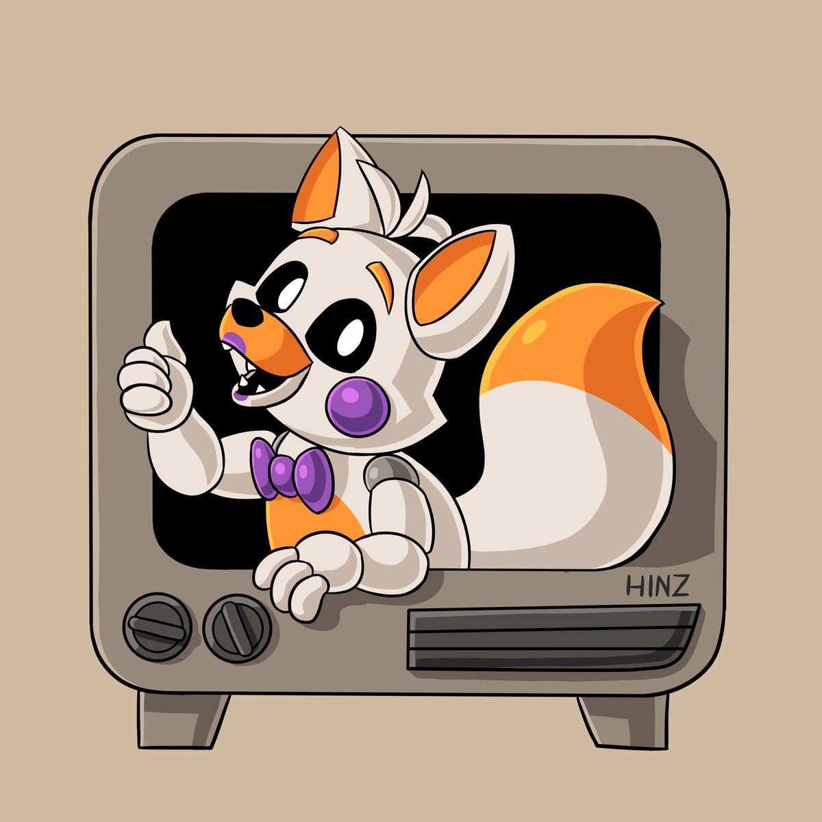 HinzenP's tweet photo. Lil Lolbit 🧡💜

#fnaf #sisterlocation #securitybreach #lolbit #fnaffanart #fnafsecuritybreach #helpwanted #specialdelivery https://t.co/IXZW8C9XbY