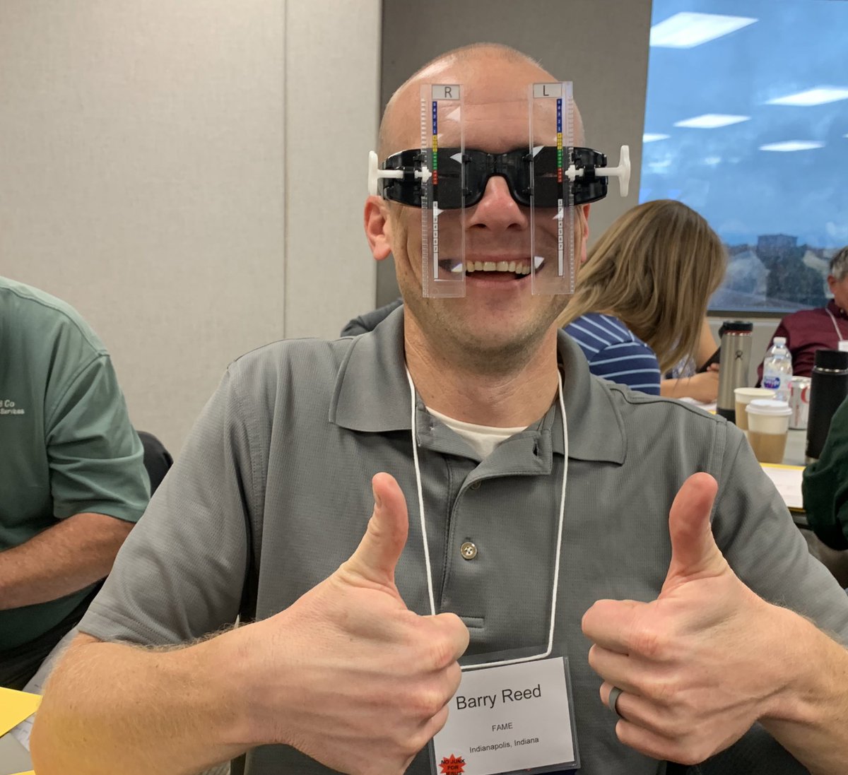 wiubarry's tweet image. Thanks to Global Vision 2020 for the sweet new specs. gv2020.org #gmhc2021