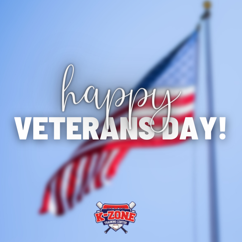 KZoneTraining's tweet photo. Honoring those who have served!

#veteransday #kzonetrainingcenter #battingcages #traintoday #hittingfacility #KZone #baseball #softball https://t.co/czmkHyBuWq
