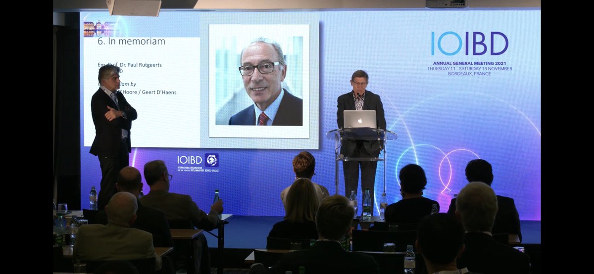 pakotze's tweet image. #IOIBD 2021. Fantastic overview of Prof. Rutgeerts life. An example to all of us.