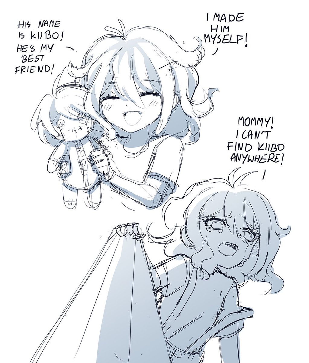 Au where Kiibo is Miu's doll that comes to life 