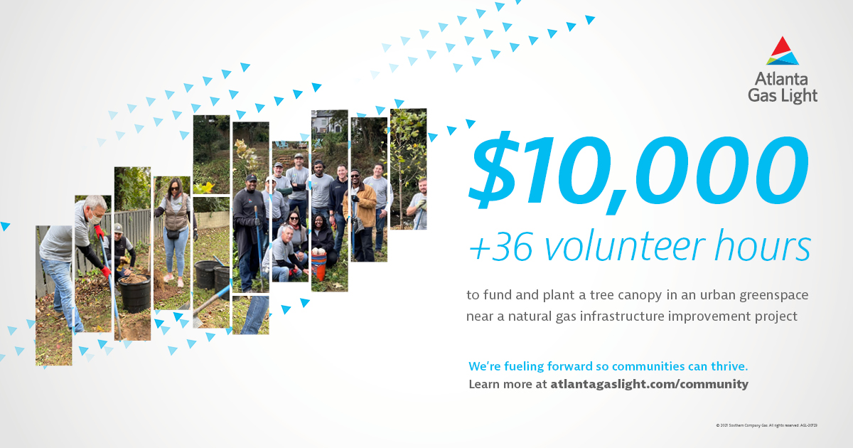 atlantagaslight's tweet photo. Our employee volunteers joined city officials and community leaders across Atlanta to participate in Plantlanta, an effort led by @TreesAtlanta to plant a record 800 trees citywide in a single weekend. #FuelingForward
Learn more: https://t.co/FGhIZZT35v https://t.co/kuuGncSiIk