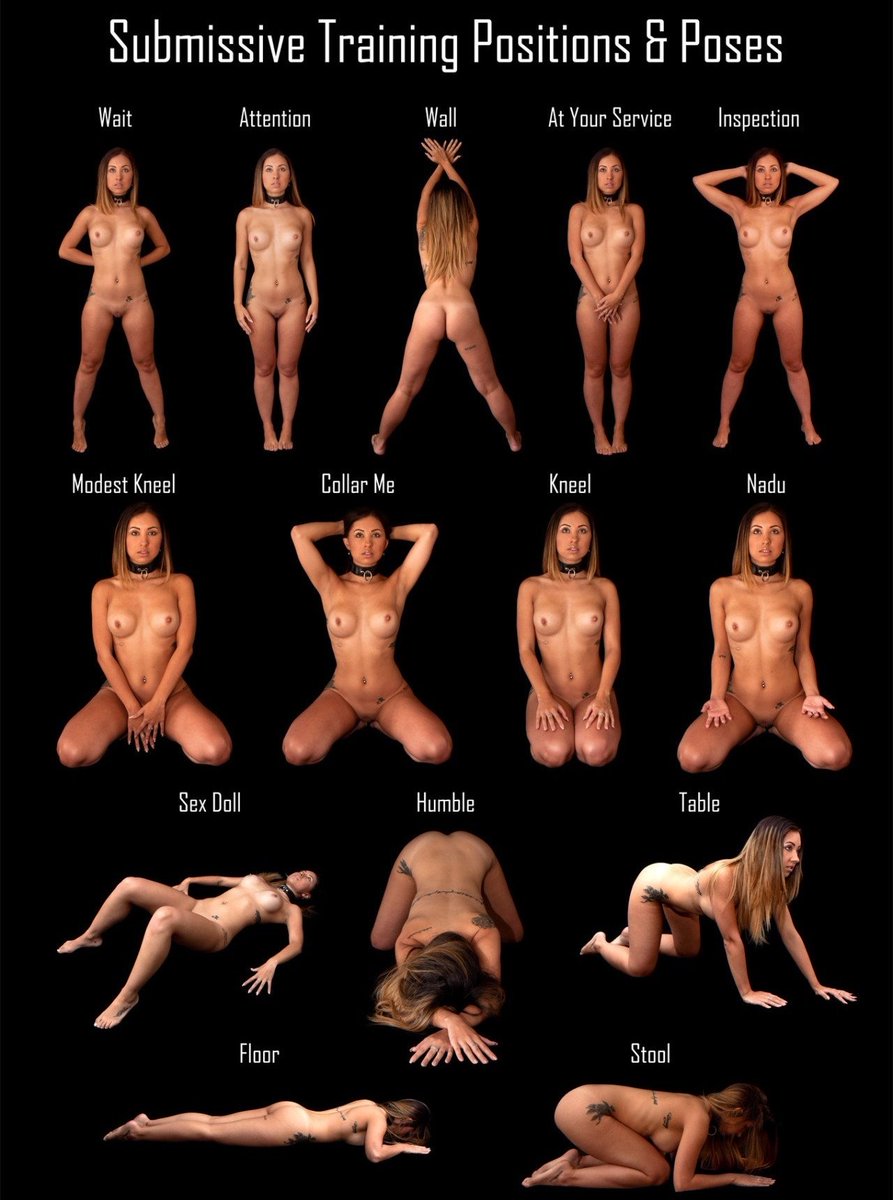 Submissive Training Positions and Poses.#master #bdsm #dom #sub #training.