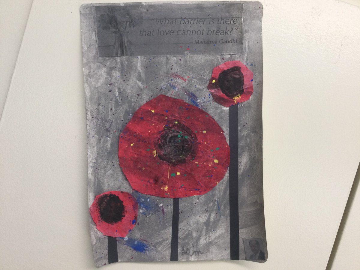 Some beautiful artwork from the students in Mr. Sicoli's class!  We Remember.