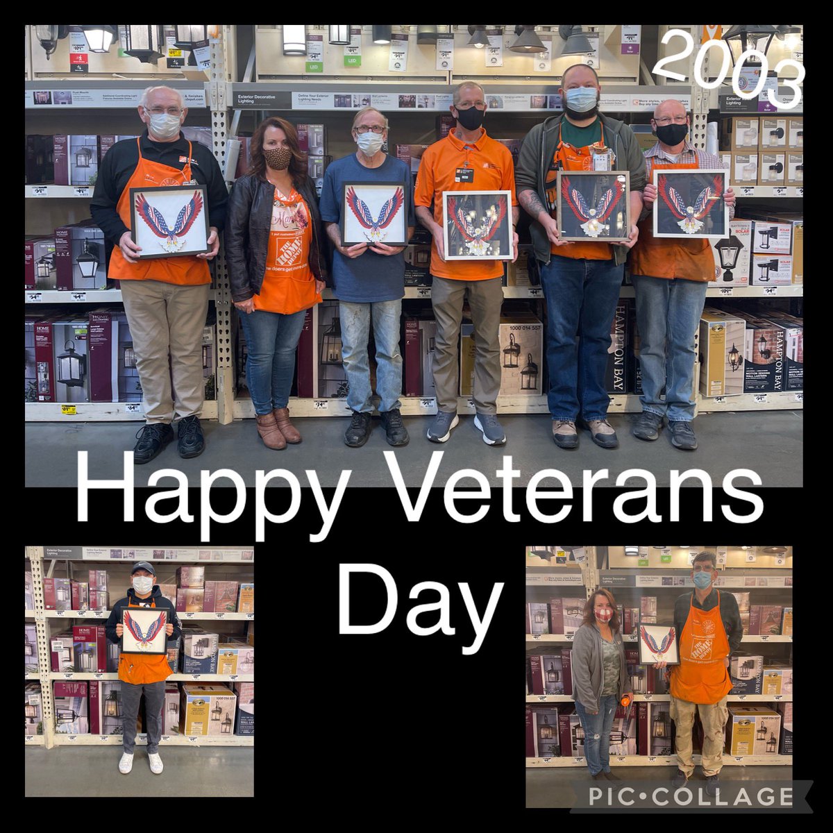 HomeDepot Evansville (@homedepoteast) on Twitter photo On this day we give thanks to the veterans we are proud to work next to and all the other veterans out there who made the ultimate sacrifice. Thank you!! 🇺🇸🇺🇸🇺🇸<a href="/jody_delicato/">Jody Delicato</a> <a href="/Linville2003/">Patrick Linville</a> <a href="/iyzdup74/">Di Koester</a> <a href="/amazingmet2003/">Laura Wing</a> <a href="/andrew_dargon/">Andrew Dargon</a> On this day we give thanks to the veterans we are proud to work next to and all the other veterans out there who made the ultimate sacrifice. Thank you!! 🇺🇸🇺🇸🇺🇸<a href="/jody_delicato/">Jody Delicato</a> <a href="/Linville2003/">Patrick Linville</a> <a href="/iyzdup74/">Di Koester</a> <a href="/amazingmet2003/">Laura Wing</a> <a href="/andrew_dargon/">Andrew Dargon</a>