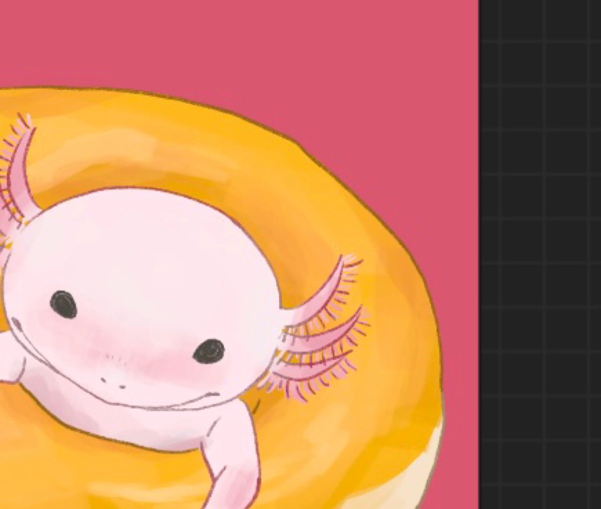 nutaya16's tweet photo. 新しいグッズ用の絵の一部分です！
どんどんカラフルになっているような気もしますが、止めるところがわからなくなってきたかいぬしです… https://t.co/kCgOBAHRgX