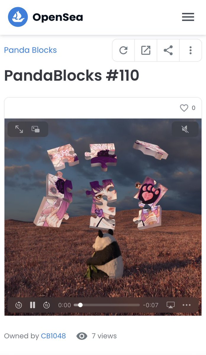 LuoShinya's tweet photo. Woohoooo~🥳🥳🥳  Congrats to #nftcollector CB1048 who opened a super rare PandaBlocks 1x1 combo of my work~ thank you for supporting this project!! More 2x2 and 3x3 combos still awaits their owners❤️
Show these 23 passionate #artists some love here: https://t.co/iycnX7MrCC https://t.co/HDd6bWtrS9