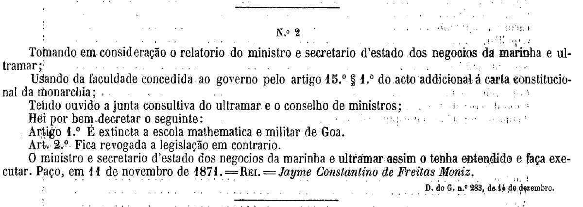 technetempire's tweet photo. 150 years
11.11.1871 Escola Matemática e Militar de Goa was closed.
This date is one of the chronological limits of our project. Marks the end of a cycle of military training across the Portuguese Empire that began 200 years earlier.
#TechNetEMPIRE
#CHAM https://t.co/Y9dLakHMYL