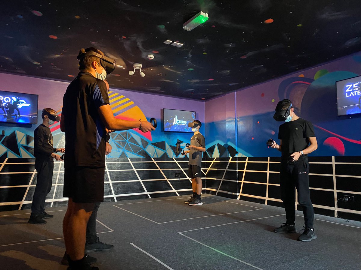 ArklowCBS's tweet photo. TY trip to Zero Latency Virtual Reality Park for Science Week 2021. Everyone had a great time! A big thank you to Mr. Heelan for organising the trip.
#virtualreality #ScienceWeek2021 https://t.co/YEjbn8QjHm