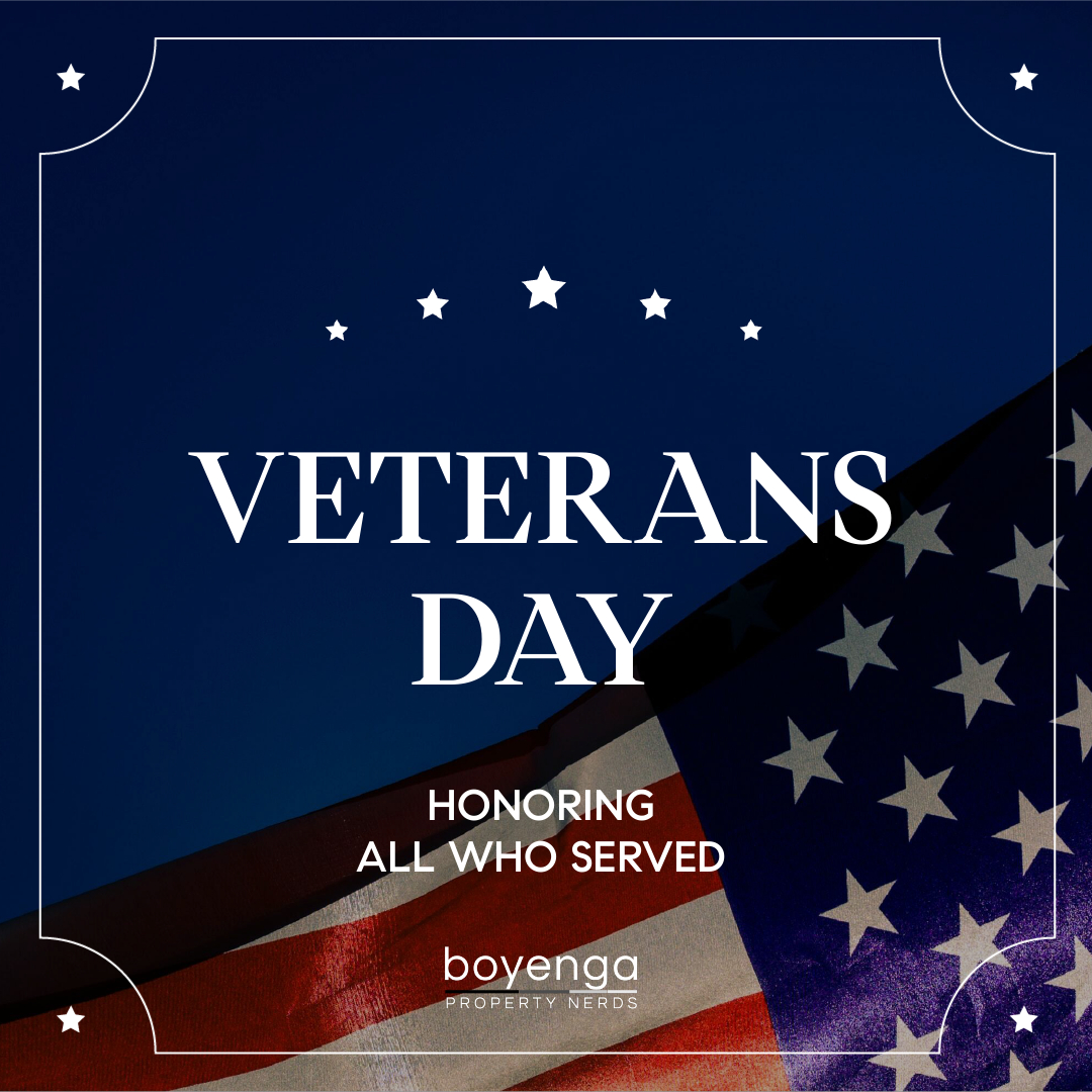 BoyengaTeam's tweet photo. On behalf of the #PropertyNerds we honor and thank those who have served our nation. 👨‍✈️❤️🇺🇸

#propertynerd #weengineerhappiness #veteransday2018 #veterans #veteran #airforce #military #army #marines #usmc #navy #patriot #veteranday #soldiers #troops #supporto https://t.co/s6nRCt20Ua