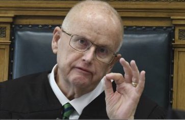 kirkacevedo's tweet photo. You ever see a judge moonlighting as a white Supremacist?

#JudgeSchroederIsCorrupt 
#KyleRittenhouseIsGuilty https://t.co/reMarJz7I9