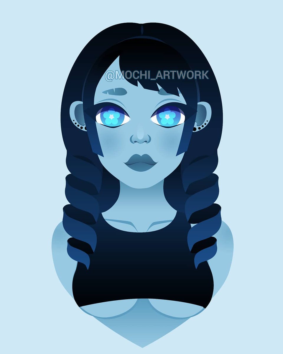 mochi_artwork's tweet photo. 💙 Meet Star!

• She's 17 y.o., bi and single.
• She loves to sing, would mesmerise you with her voice instantly.
• She loves birds, sweets as well as watching at stars
• She's a mermaid actually but she has a human form as well, which is this one. https://t.co/VdokX1lYGz
