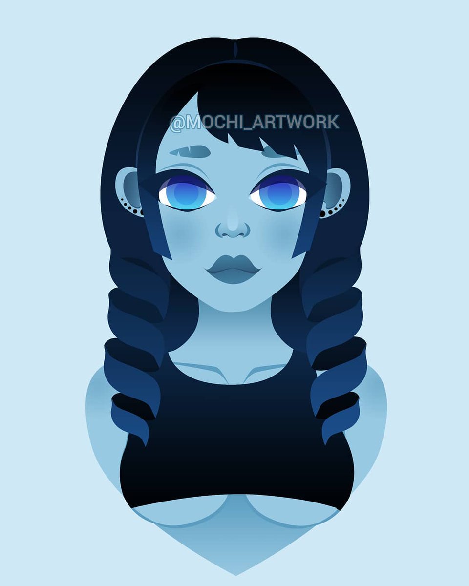 mochi_artwork's tweet photo. 💙 Meet Star!

• She's 17 y.o., bi and single.
• She loves to sing, would mesmerise you with her voice instantly.
• She loves birds, sweets as well as watching at stars
• She's a mermaid actually but she has a human form as well, which is this one. https://t.co/VdokX1lYGz