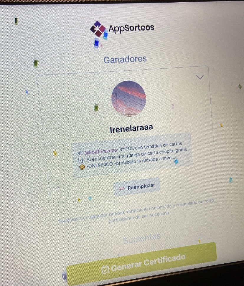 Muchísimas felicidades @Irenelaraaa 🔥
Te esperamos mañana!!🤞🏻🤪