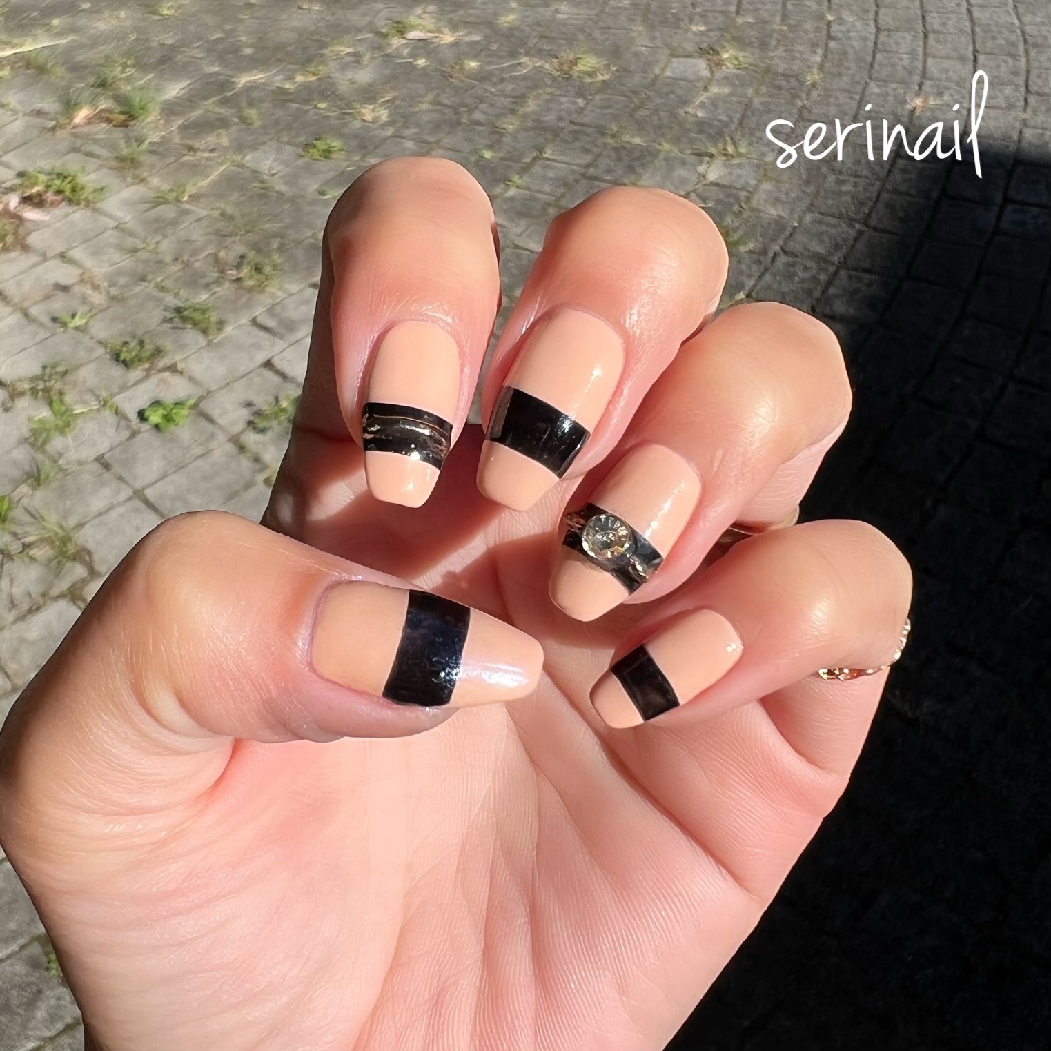 移動式ネイルサロンserinail モードなネイル トレンドのリングネイルも取り入れました モードネイル リングネイル ネイル Serinail 移動式ネイルサロン 横浜ネイルサロン 川崎ネイルサロン 横浜 川崎 T Co Sznknf3pno Twitter