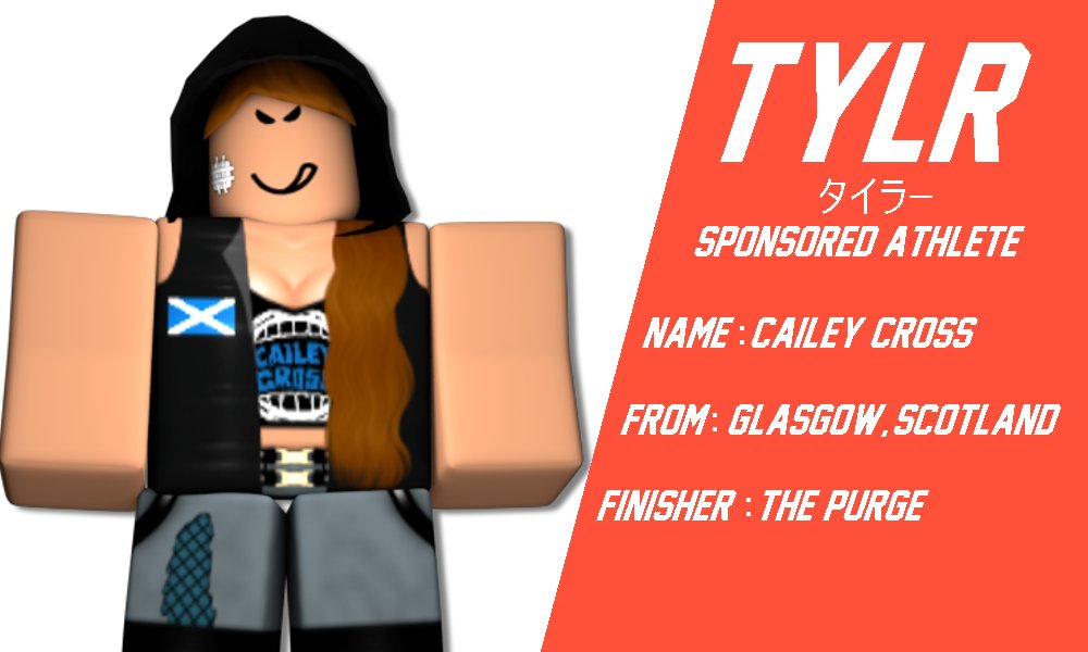 tylrRBLX's tweet photo. Our next sponsored athlete is a fan favorite amongst many people who entertains everyone wherever she goes.

Our fifth sponsored athlete is @TheCaileyCross! https://t.co/Cs3wDZvUq8
