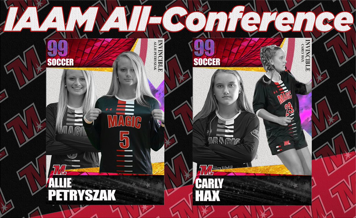 MagicAthletics's tweet photo. Introducing our All-Conference Card Art Invincible Series!

Congratulations to these fall athletes that were selected to their respective All-Conference teams. 

#Invincible #99Club https://t.co/NufVdGF6LM