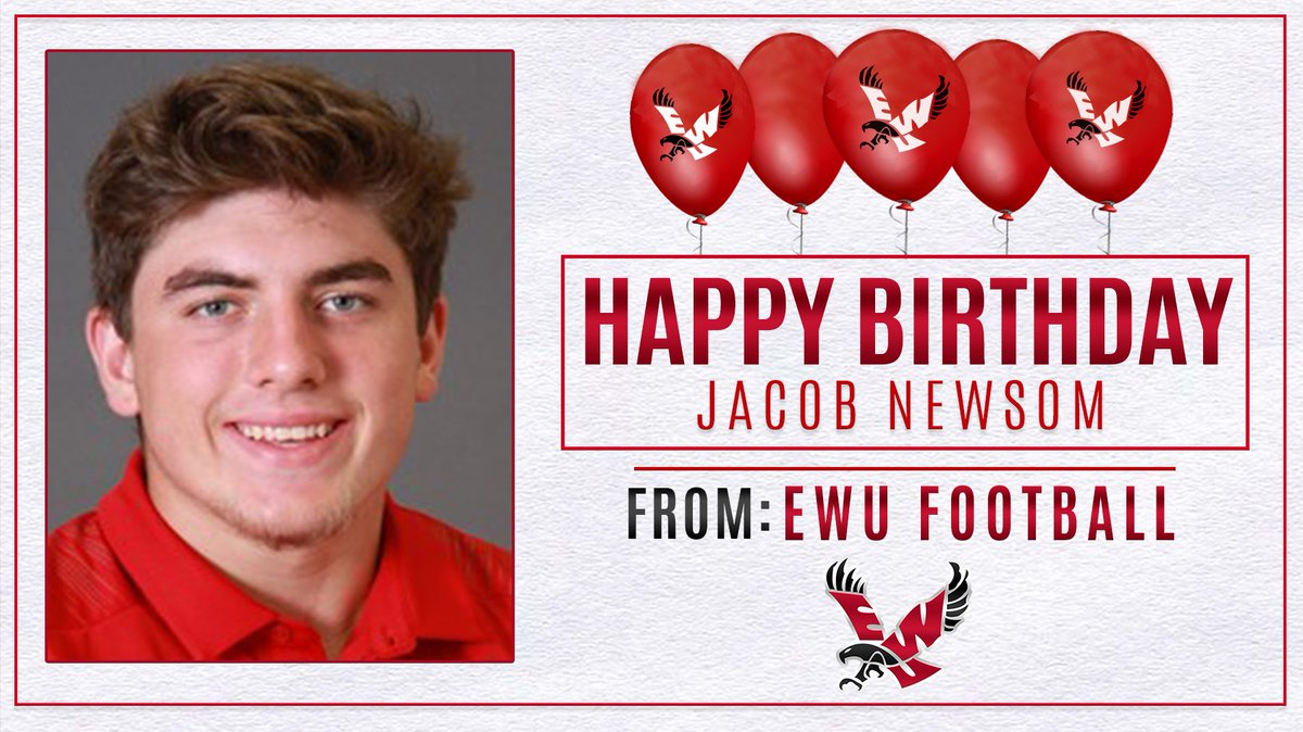 EWUFootball's tweet photo. Happy 2⃣1⃣ Birthday to Eagle Defensive Tackle @JacobNewsom6 !!
#ProtectTheRed #OFOM #GoEags https://t.co/dD2nm304sw