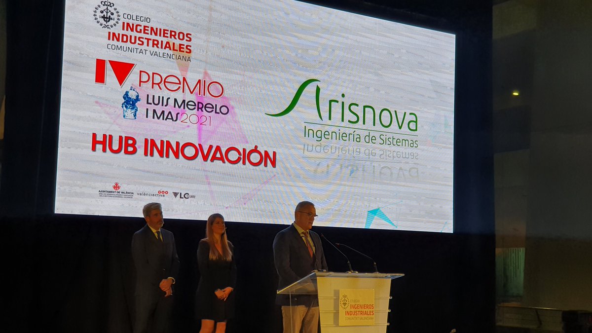 IndustrialesCV's tweet photo. #PremiosLuisMeleroiMasCOIICV al Hub de innovación, ejemplo de gestión de crisis ante una pandemia desde la Ingeniería Industrial

“Un paso adelante en la realidad empresarial desde la Ingeniría Industrial, coordinando esfuerzos, ideas, talentos y voluntades a modo de catalizador" https://t.co/abtoIqysbZ